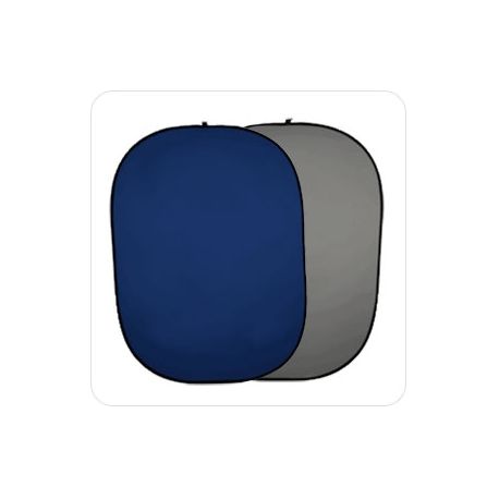 Fondo Plegable Ultralyt Chroma Key Azul-Gris de 120x180cm