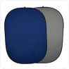 Fondo Plegable Ultralyt Chroma Key Azul-Gris de 150x200cm