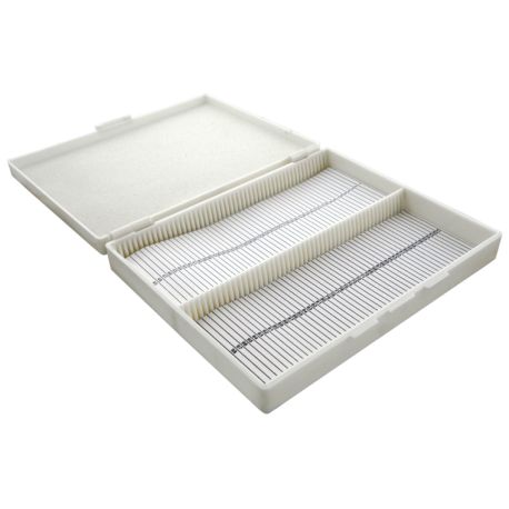 Caja BMS para 100 preparados de microscopía