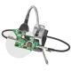 Lupa Articulada Bresser con 2 Brazos Largos/Pinzas - LED - 2X-4X