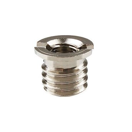 medida En detalle Gallina Tornillo adaptador de 1/4" a 3/8"