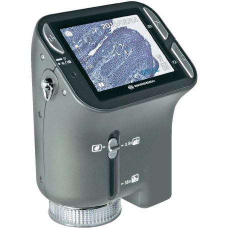 Microscopio de mano digital Bresser LCD 3,5x-35x - 1,3 Mpx