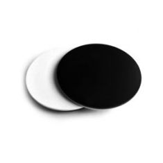 Pletina opaca circular Euromex Blanco y Negro de 60 mm para lupa binocular