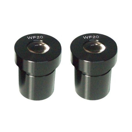 Juego de 2 oculares WF 20x para Microscopio (diámetro 23.2)