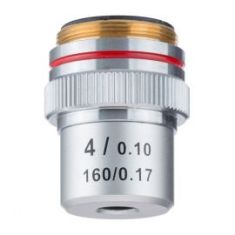 Objetivo DIN 45 mm Acromático 4x/0.10 para Microscopio Biológico