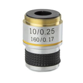 Objetivo DIN 45 mm Acromático 10x/0.25 para Microscopio Biológico