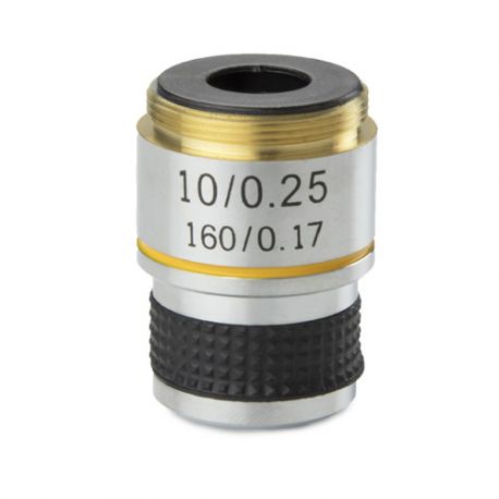 Objetivo DIN 35 mm Acromático para Microscopio Biológico