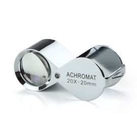 Lupa Triplete Acromática Plegable Euromex 20x 20 mm