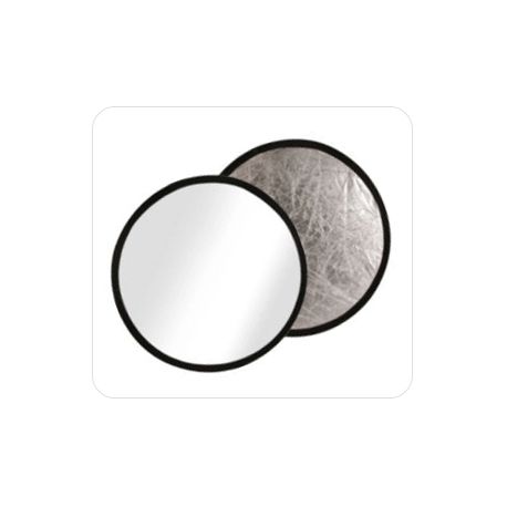 Reflector Ultralyt circular blanco/plata de 80 cm