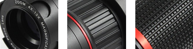 Objetivo Tele-Zoom variable Khama 4-12X